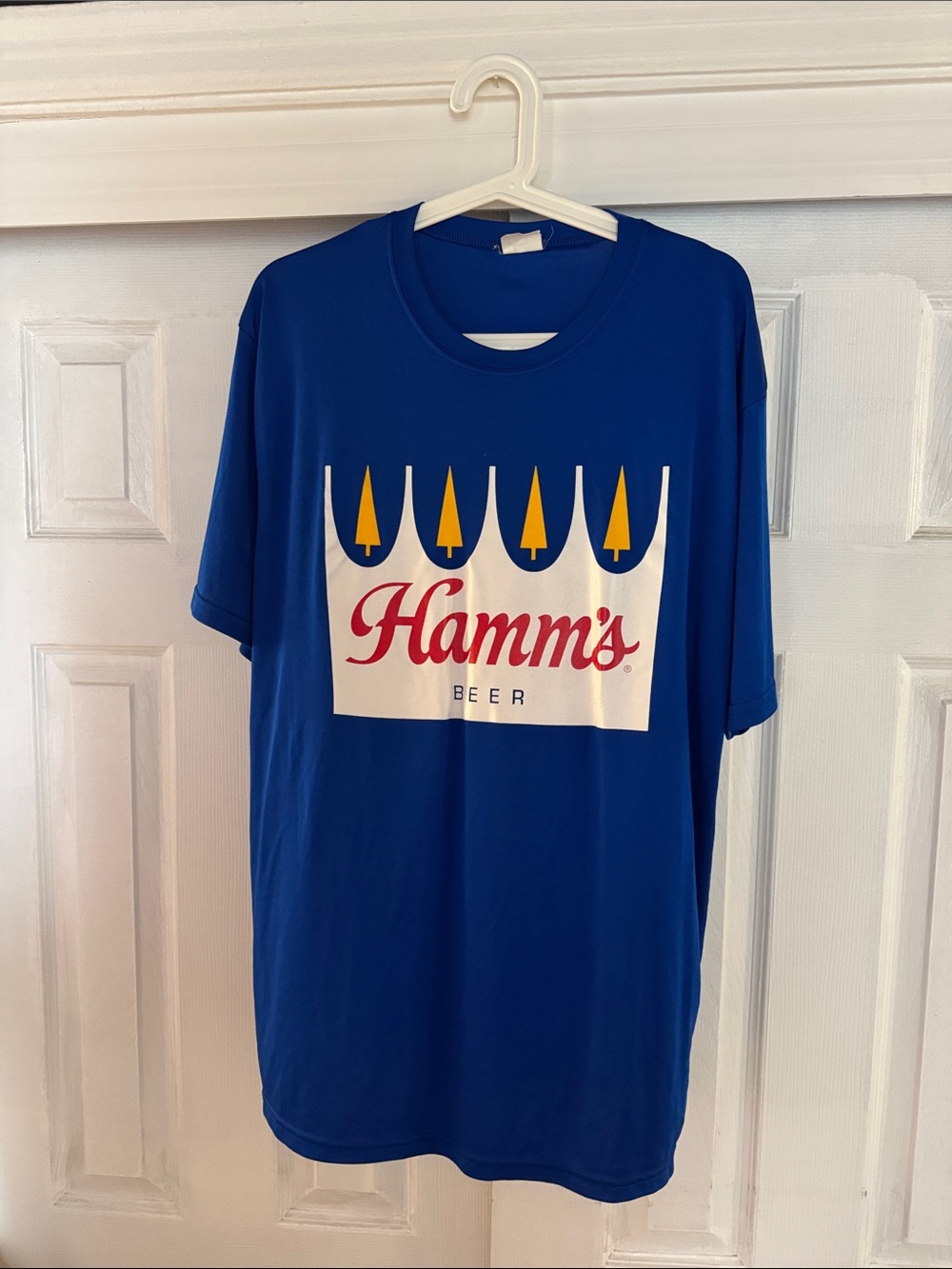 Hamm's Beer Logo T-Shirt in Royal Blue